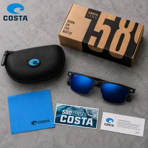 ( FULL BOX )Costa Polarized Sunglasses for Men & Women | UV400 Protection | Lightweight Sport Fishing Driving Outdoor Fashion Eyewear | Premium Designer Shades