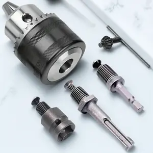 5-10mm Drill Bit Converter Adapter, 3/8-24UNF Impact Wrench Connector - Durable Portable Tool for Home DIY, Woodworking, Metal Drilling & Construction - Ideal Holiday Gift