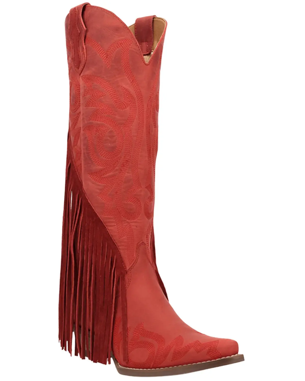 Dingo Women's Women'S Walk West Western Boot Snip Toe - Di2450-Red