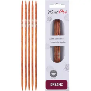 Dreamz Double Pointed Needles 5" (12.5cm) US Size 1 (2.25mm)