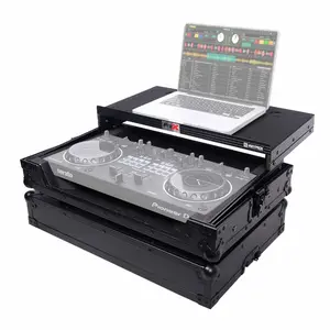 ProX X-DDJREV1LTBL Fits Pioneer DDJ-REV1 Case Black on Black with Laptop Shelf