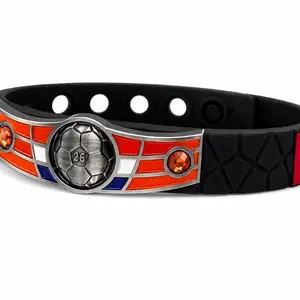 Netherlands Soccer Bracelet - Adjustable Soccer Fan Wristband