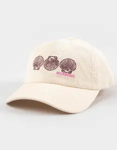 BILLABONG Corduroy Womens Strapback Dad Hat, Cream