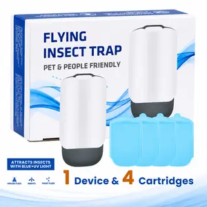 16-Pack Flying Insect Trap Refill Cartridges, Compatible with M364, M364A & Max Series Indoor Traps, Long-Lasting Attractant with Super Sticky Glue Pads, Effective for Catching Gnats & Fruit Flies, Cost-Effective Bulk Pack Pest home