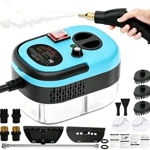 2026 Handheld Steam Cleaner, Pressurized Steamer Reaches 221°F to Kill Germs & Melt Grease, 14/24 Accessories for Whole Home