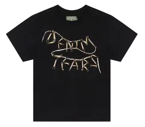 Denim Tears Chicken Bone Tee Black - S, M, L, XXL