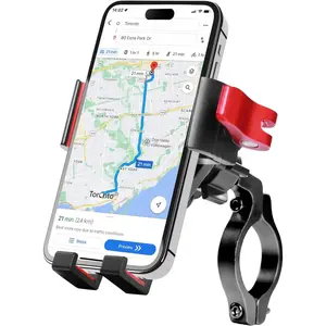 Alloy  Phone Mount,  Phone Holder, 360? Rotatable Handlebar Clamp, for Multiple Phone Models