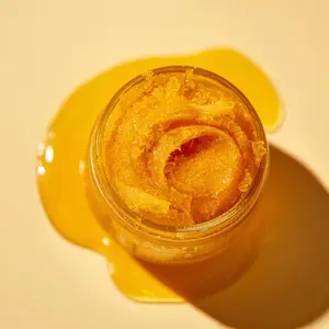 Turmeric Exfoliating Body Scrub - 8oz Gentle All-Body Cleanser for Soft Glowing Skin, Nourishing Brightening Single Item