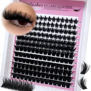 Spikes+300D+lower/200D/160D/100D eyelashes Lash Clusters Long 6-18mm Lash Spikes lower eyelashes D/DD Eyelash Clusters Volume Individual Lashes DIY Spiky Lash Extension Manga Cluster Eyelash Extensions Mink Strips Lashes, Voluminous false eyelashes