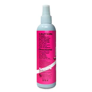 Bronner Bros Pump It Up Styling Spritz Regular 80% Fast-Dry Hair Spray with Vitamin B5 Silk Amino Acids & Proteins Flexible Hold Finishing Spritz Hairspray 8oz