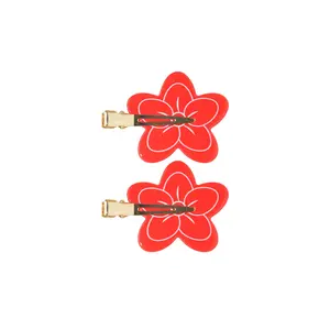 Emi Jay Popstar Creaseless Makeup Flat Hair Clips in Hibiscus Beach