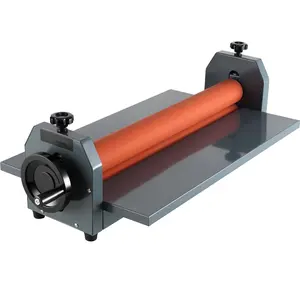 29.5 Inch Cold Laminator Machine With 10mm Manual Operation, Vinyl And Photo Film Lamination, Hand Crank Pressure Roll Laminator For Cold Lamination, Wide 29.5 Inch Width, Durable Laminator For Documents, Photos And Crafts