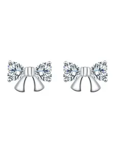 Starlight Butterfly Stud Earrings, Elegant Sweet Design, Stainless Steel Chain, Casual Style, All Seasons Wear, No Choking Hazard