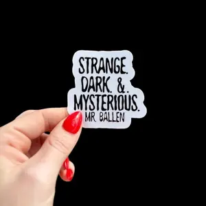 Mr. Ballen strange, dark and mysterious sticker