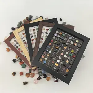 80 Mineral Specimens and 100-Mineral Atlas, Includes Crystal, Agate, Phoenix Stone, Malachite, Tiger's Eye, Perfect for Home Decor, Gifting, Natural Crystal Set