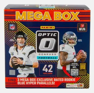 2024 Panini Donruss Optic Football Hobby Mega Trading Card Box (Three Rated Rookie Blue Hyper Parallels Per Hobby MEGA Box!