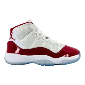 Air Jordan 11 Retro Cherry (2022) (GS) Leather Basketball Shoes, Sports Footwear for Sports & Outdoor Activities