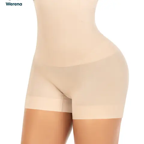 Werena Shapewear Shorts for Women Tummy Control Butt Lifting Body Shaper Faja High-Waisted No Roll Seamless Soft Breathable Shaping Underwear