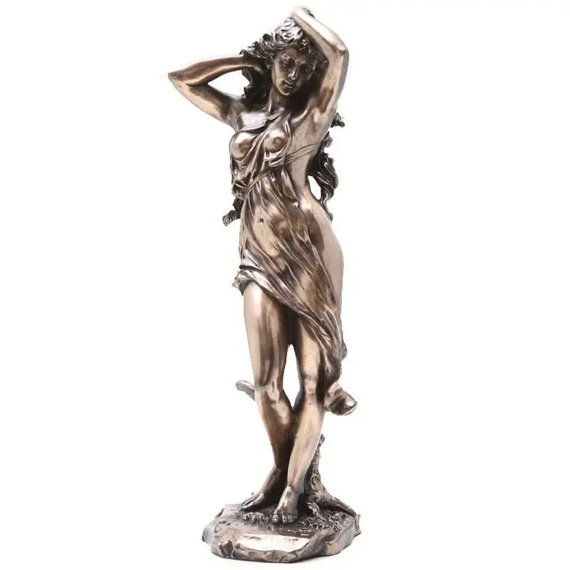 13” Aphrodite Patina Statue - Cold Cast Resin