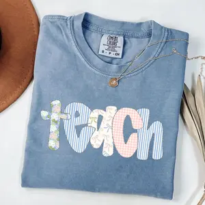 Comfort Colors Teacher TShirt, Teacher T-Shirt, Kindergarten Teacher TShirt, Custom Teacher Tee, Back to School TShirt, Teacher Appreciation