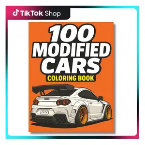 100 MODIFIED CARS COLORING BOOK: Passion for Mods: A Colouring Collection of JDM Icons, Custom Rides, Street Legends, Supercars, Muscle Machines, ... Book Collection for Kids and Adults.) --  dubai jeff - Paperback