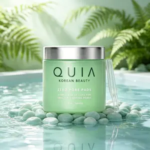 QUIA 70-Count Toner Pads – PHA Exfoliating for Sensitive Skin, Instant Hydration, Pore Refining & Blackhead Removal