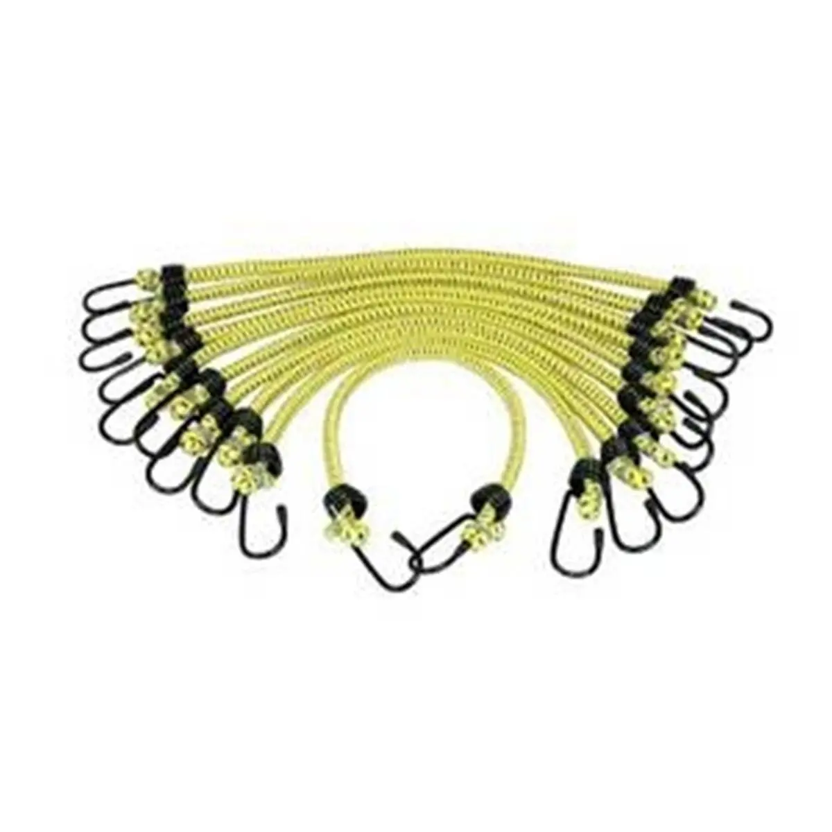 212 MAIN Bungee Cords, 12-Pack, 3/8-In x 30-In General Purpose Hardware Tool for Ropes, Chains & Pulleys Applications