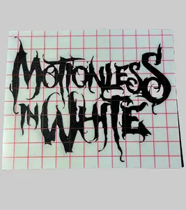 Motionless in White Metal Band Symbol Vinyl Window Decal Heavy Metal Metalcore Screamo Handmade in USA Easy Install Long Lasting Water & UV Resistant