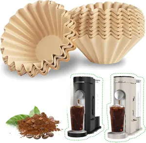 Disposable Coffee Filters for Pods and Grounds Single Serve Coffee Maker, 150PCS Coffee Paper Filter for Ninja Coffee Maker, Unbleached