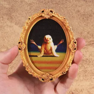 Fun Animal Refrigerator Magnet, Mini Photo Frame Fridge Magnet, Perfect for Living Room, Study, Bedroom, Great Holiday Gift, Home Decor