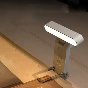 LED smart reading light, USB charging five color temperature adjustment, adjustable brightness, Adjustable Lighting, night reading light, portable book light, ultra-light clip-on LED bookmark light for home and office, book lover must have