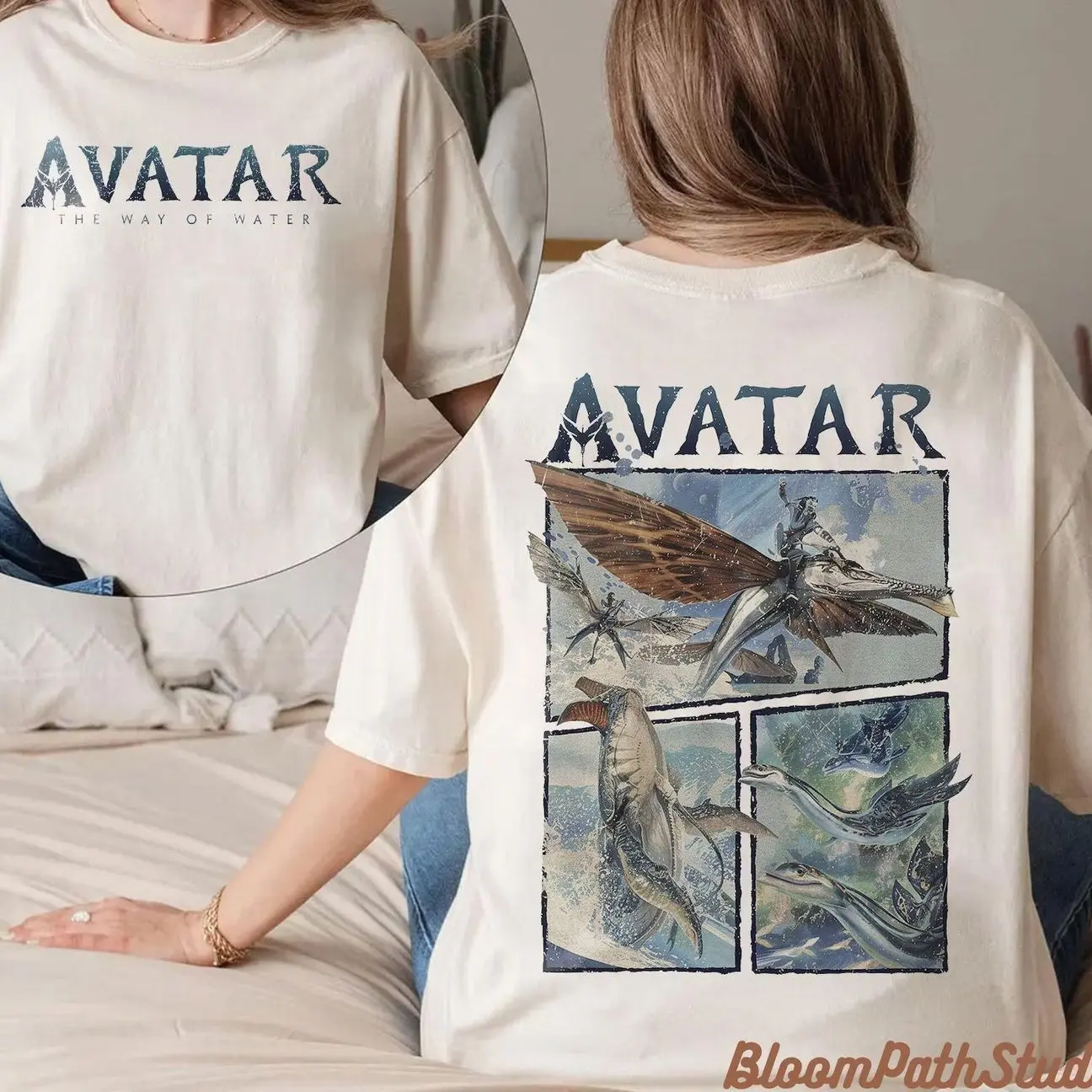 Vintage The Way Of Water Sweatshirt, Avatar The Way Of Water Sweatshirt, Movie Trending Shirt, Avatar Shirt, Avatar 2026 Shirt, Neytiri Tee