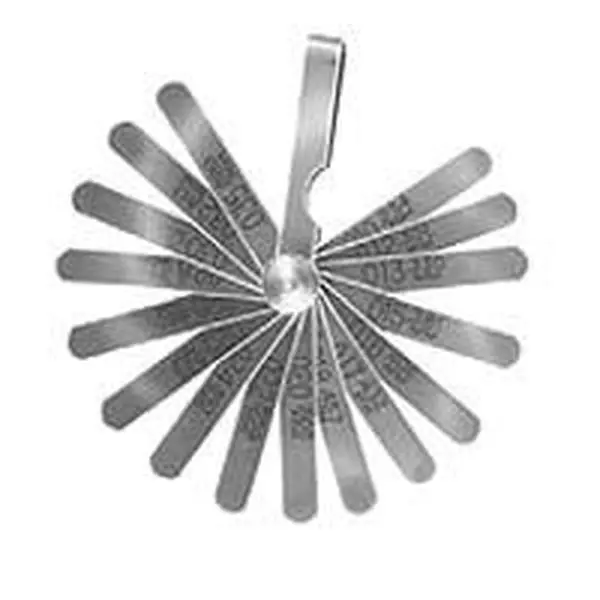 Lisle 68000 Mini Feeler Gauge - Precision Tool, 16 Steel Blades, 0.01 lbs, 0.2" H x 1.8" W x 4.4" L Inches, 0.010" to 0.035" Range, Accurate for Measurements, Thickness & Feeler Gauges (Tools & Hardware, Measuring Instruments)