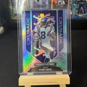 2023 Panini Rookies & Stars #CR-24 Randy Moss Crusade Silver Collectible Sports Card, Collectible Sports Cards