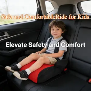 2026 New Car Child Safety Seat Booster Pad, Multi Color Options, High Density Cushion, Buckle Fixed, Universal Fit, Must-Have Car Accessory