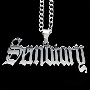 Sematary Necklace 1.5" Mirror Polished Stainless Steel Haunted Mound Pendant with Choice of Chain Hypoallergenic Rust & Corrosion Resistant Free Gift Included