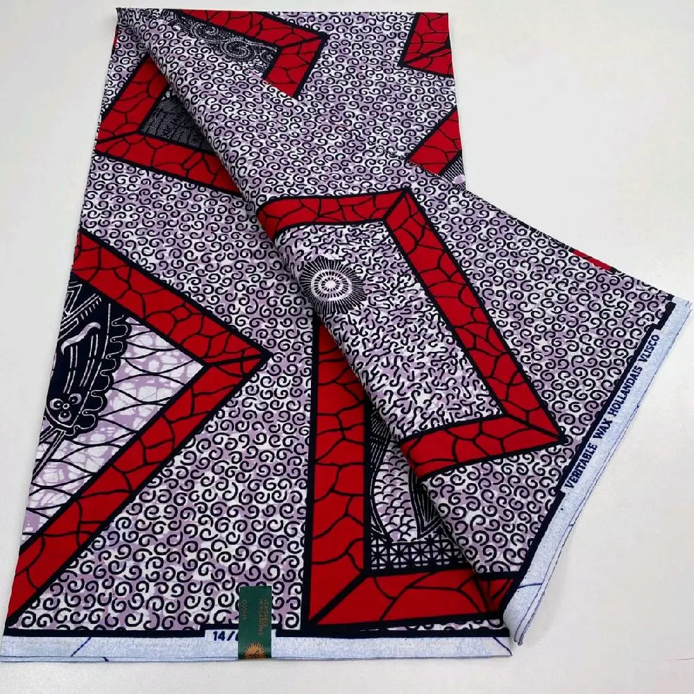Authentic African Print 100%Cotton 6yards