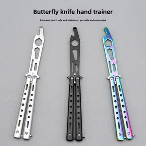 Outdoor Folding Knife Hand Training Tool, Portable Butterfly Training Device, Multifunctional Foldable Bottle Opener, Outdoor Multifunctional Tools