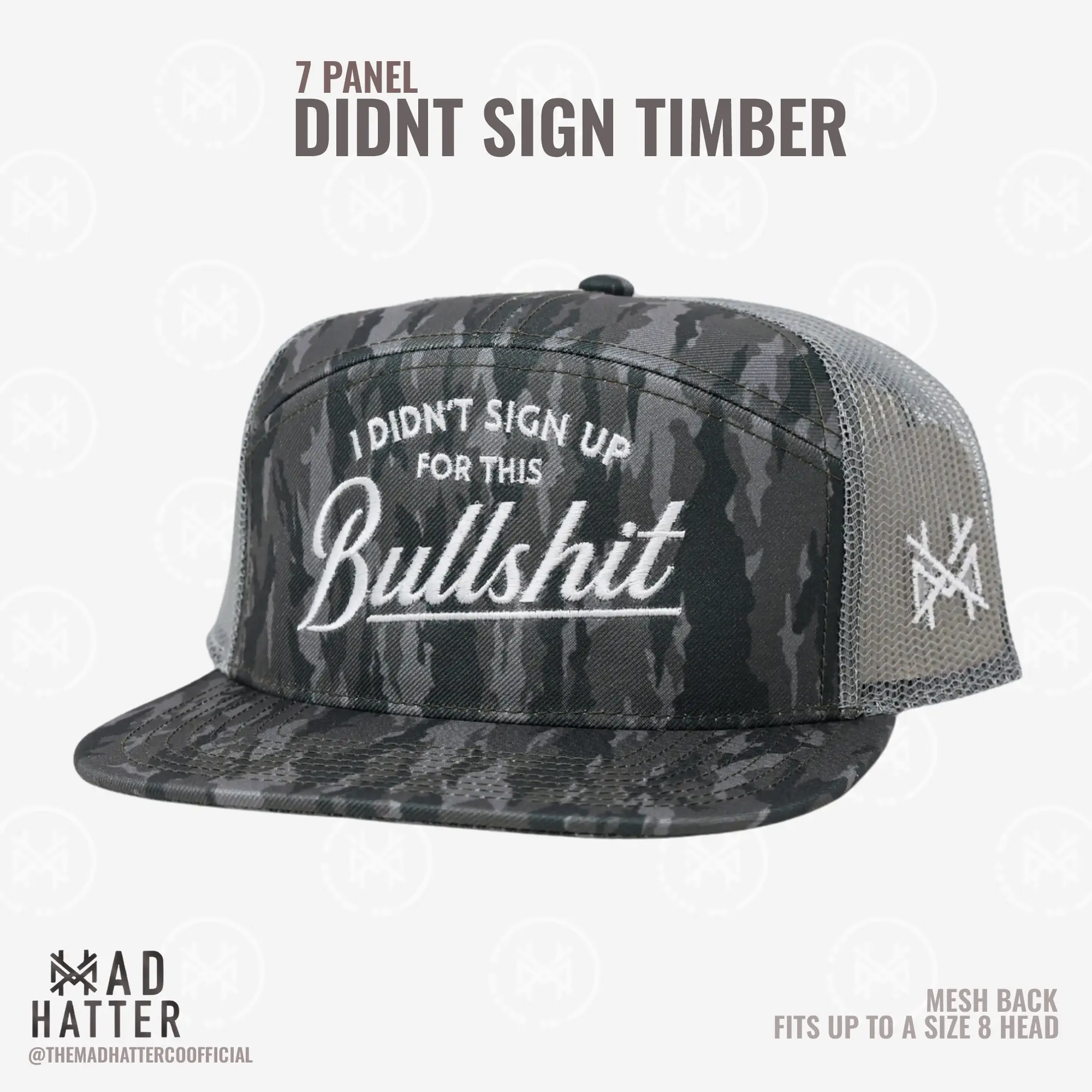 7 Panel Green/Timber/Grey 