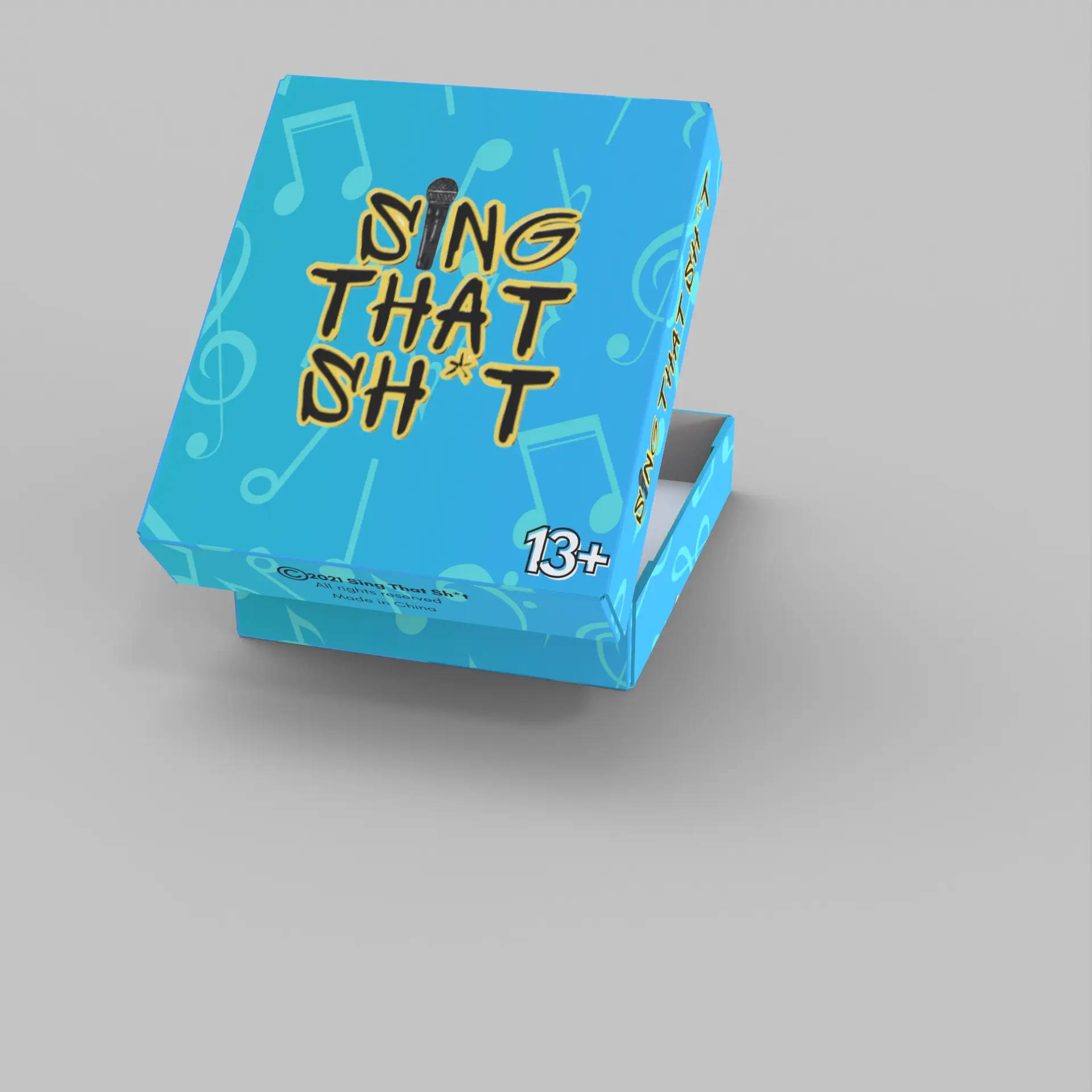 Sing That Sht Deluxe Card Game for Music Lovers - 120 Cards for Game Nights and Parties fun party Hip Hop R&B Music Trivia Game fun party 2-8 player hilarious adult family fun card games