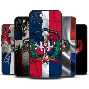 Dominican Republic Flag Phone Case For iPhone 11 12 13 14 16 15 Pro Max Mini 7 8 Plus X XR XS Max Bumper Cases Cover