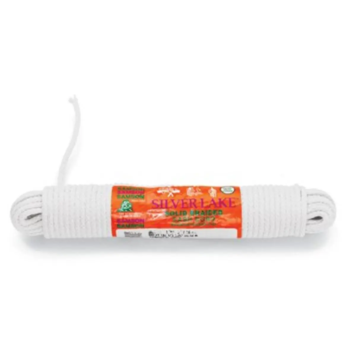 Samson Rope 039-120-05 3/8x100ft Solid Braided Cotton Sash Cord, Packing & Gaskets Use, Smooth Non-Scoring Surface, for Hardware Applications, Braided Ropes for Tool Needs