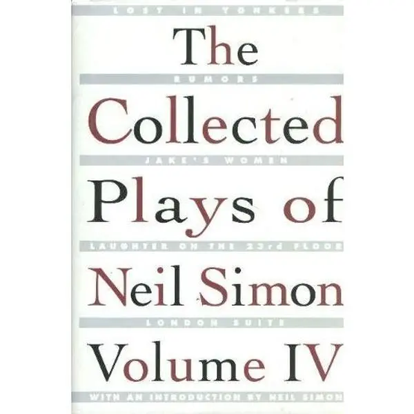 Used The Collected Plays of Neil Simon (Volume 4) - Literature Book, Hardcover Edition, Very Good Condition, English Language, Simon and Schuster, 1.05 lbs, Includes Author's Introduction, Books