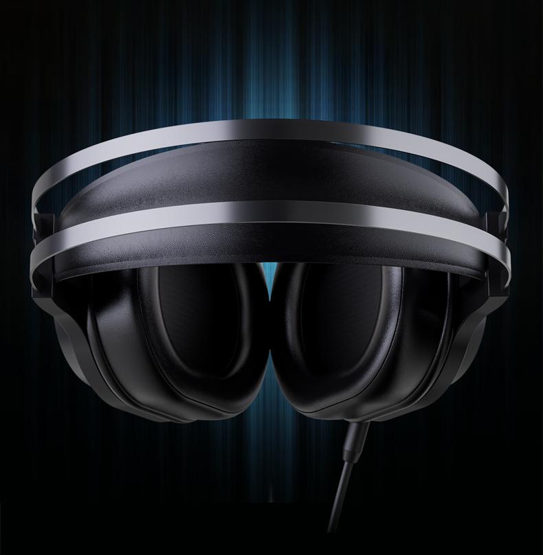 Stereo gaming headphones for PS4, PC, Xbox One, PS5 game console, PC and laptop, headphones with microphone, LED lights, 7.1 surround stereo, wired headphones, RGB lighting, USB-A, high-resolution studio monitoring/mixing/DJ stereo headphones