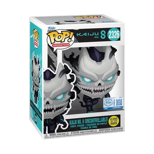 Kaiju No. 8 (Uncontrollable) Glow-in-the-Dark Funko Pop! EE Exclusive!