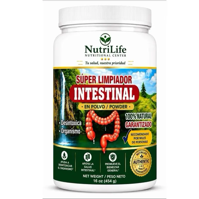 Natural Intestinal Cleansing Powder Dietary Supplement - Flax Seeds & Cactus Infused, Youth-Focused & Children-Safe, Natural Health Fiber for Digestive Health, Deep Detox & Lightened Renewed Feeling