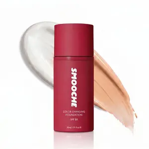 Concealer Color Changing Foundation – Shade Matching Liquid Makeup, SPF 50, 24H Wear, Vegan, Lightweight Blendable Finish (30ml / 1.01 fl oz)