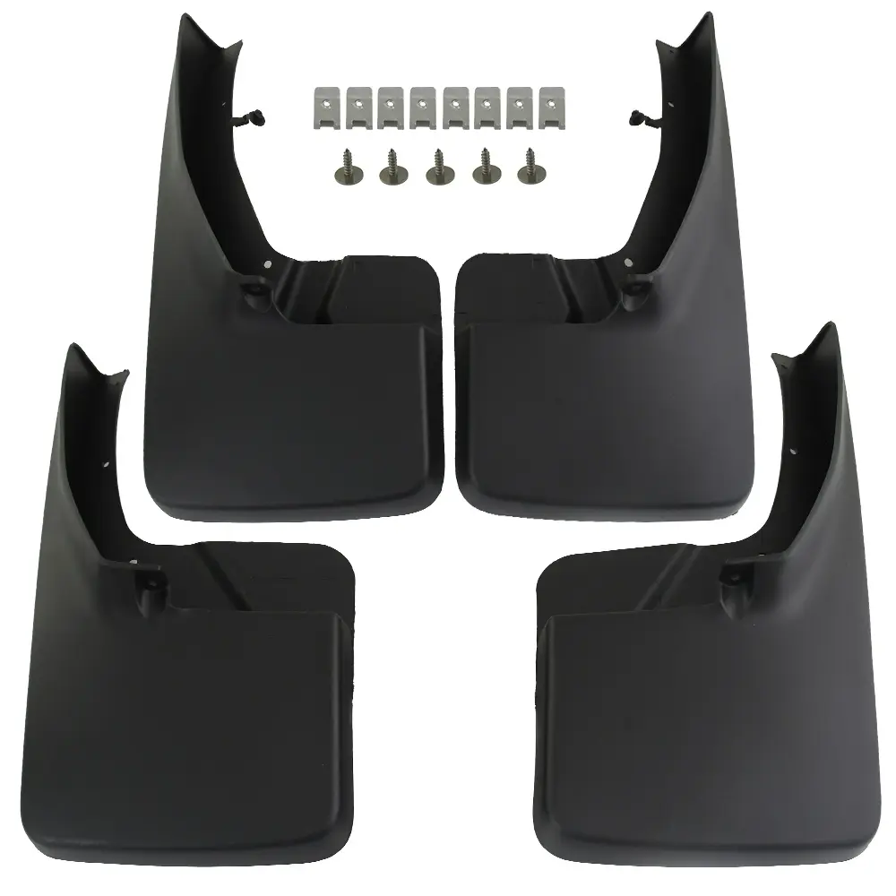 4PCS Front & Rear Mud Flaps Guards, Automotive Car Accessories for 2009-2018 Dodge Ram 1500 2500 3500 Truck with Secure Mounting Clips