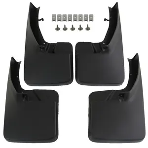 Front & Rear Mud Flaps Guards Splash 4PCS For 2009-2018 Dodge Ram 1500 2500 3500 with Secure Mounting Clips