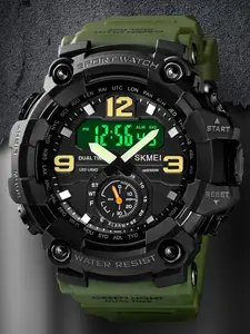 Men's Skmei Digital Modern Waterproof Watch Large Dial Luminous Outdoor Sports Clock Multifunctional Party Gift Holiday Present